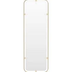 Audo Copenhagen Nimbus spiegel rechthoekig, Polished brass< Wandspiegels