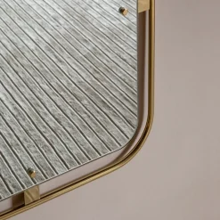 Audo Copenhagen Nimbus spiegel rechthoekig, Polished brass< Wandspiegels