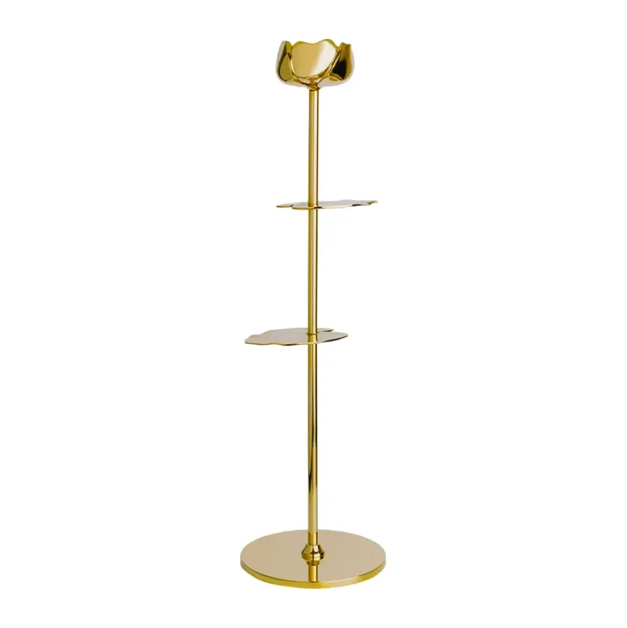 Hilke Collection Ninfea Alta kandelaar 35 cm, Koper< Kandelaars