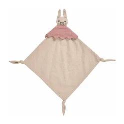 OYOY Ninka Rabbit knuffeldoekje 40x40 cm, Beige< Kinderkamer Interieuraccessoires|Kinderkamer Interieuraccessoires