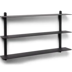 Gejst Nivo plank A, Zwartgebeitst essenhout-zwart< Planken & Planksystemen