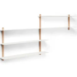 Gejst Nivo plank B, Licht eikenhout-wit< Planken & Planksystemen