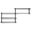 Gejst Nivo plank B, Zwartgebeitst essenhout-zwart< Planken & Planksystemen