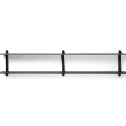 Gejst Nivo plank C, Zwartgebeitst essenhout-zwart< Planken & Planksystemen