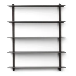 Gejst Nivo plank E, Zwartgebeitst essenhout-zwart< Planken & Planksystemen
