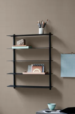 Gejst Nivo plank E, Zwartgebeitst essenhout-zwart< Planken & Planksystemen