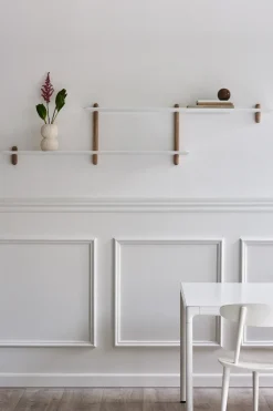 Gejst Nivo rek H large, Licht eikenhout-wit< Planken & Planksystemen