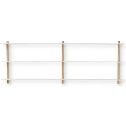 Gejst Nivo wandrek D, Licht eiken-wit< Planken & Planksystemen