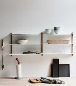 Gejst Nivo wandrek D, Licht eiken-wit< Planken & Planksystemen