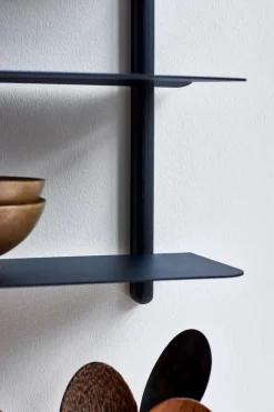 Gejst Nivo wandrek D, Zwartgebeitst essen-zwart< Planken & Planksystemen