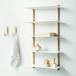 Gejst Nivo wandrek E large, Licht eiken-wit< Planken & Planksystemen