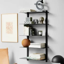 Gejst Nivo wandrek E large, Zwartgebeitst essen-zwart< Planken & Planksystemen