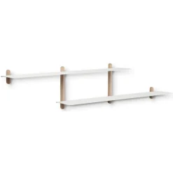 Gejst Nivo wandrek H, Licht eiken-wit< Planken & Planksystemen