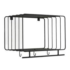 Scandi Living Nod kapstok 45 cm, Black< Garderobehaken & Hoedenplanken