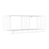 Scandi Living Nod kapstok 90 cm, White< Garderobehaken & Hoedenplanken