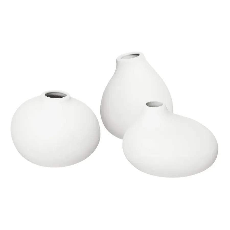 Blomus Nona vaas 3-pack, White< Vazen