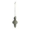 Lene Bjerre Norille kersthanger 12 cm, Donkergrijs< Kerstdecoraties