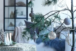 Lene Bjerre Norille kersthanger 12 cm, Donkergrijs< Kerstdecoraties