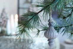 Lene Bjerre Norille kersthanger 12 cm, Donkergrijs< Kerstdecoraties