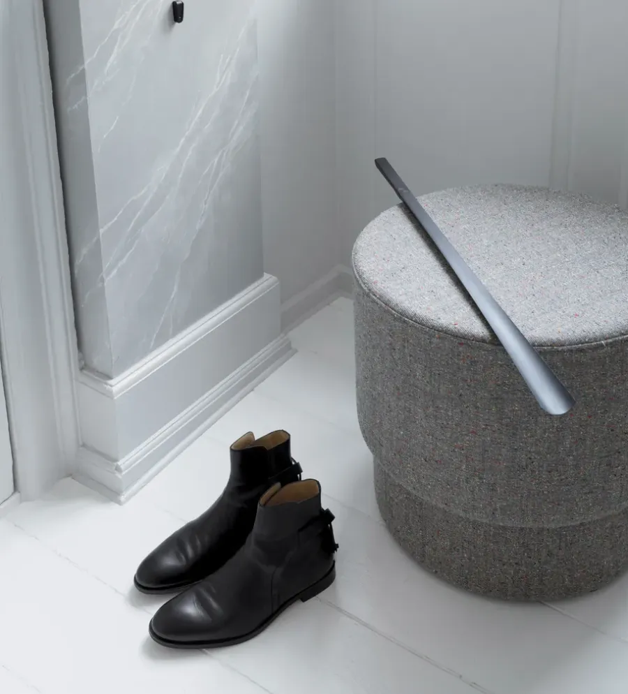 Normann Copenhagen Normann schoenenlepel, zwart< Schoenlepel