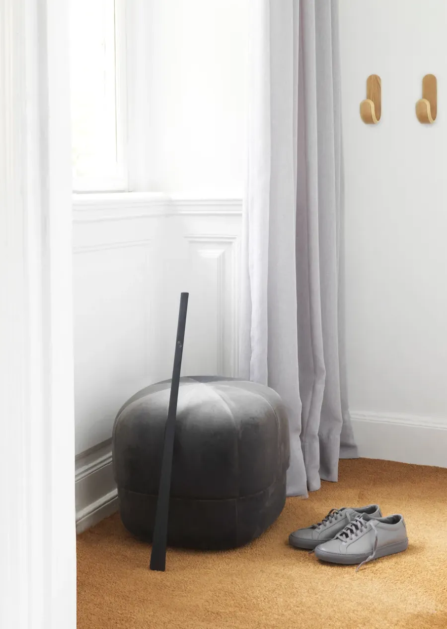 Normann Copenhagen Normann schoenenlepel, zwart< Schoenlepel