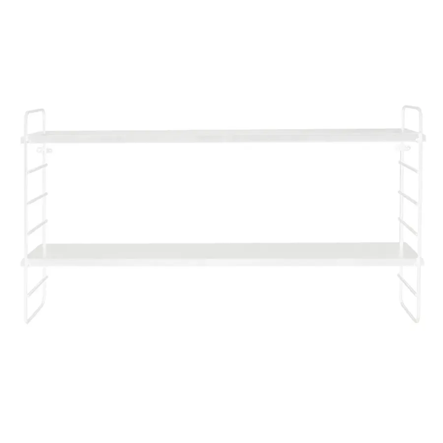 Bloomingville North wandplank, wit< Planken & Planksystemen