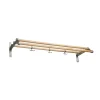 Essem Design Nostalgi 291 Hoedenplank, berken, aluminium frame< Garderobehaken & Hoedenplanken