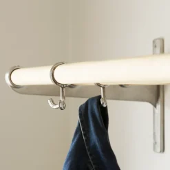 Essem Design Nostalgi haak 2-pack, aluminium< Haken & Hangers