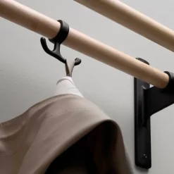 Essem Design Nostalgi haak 2-pack, zwart< Haken & Hangers