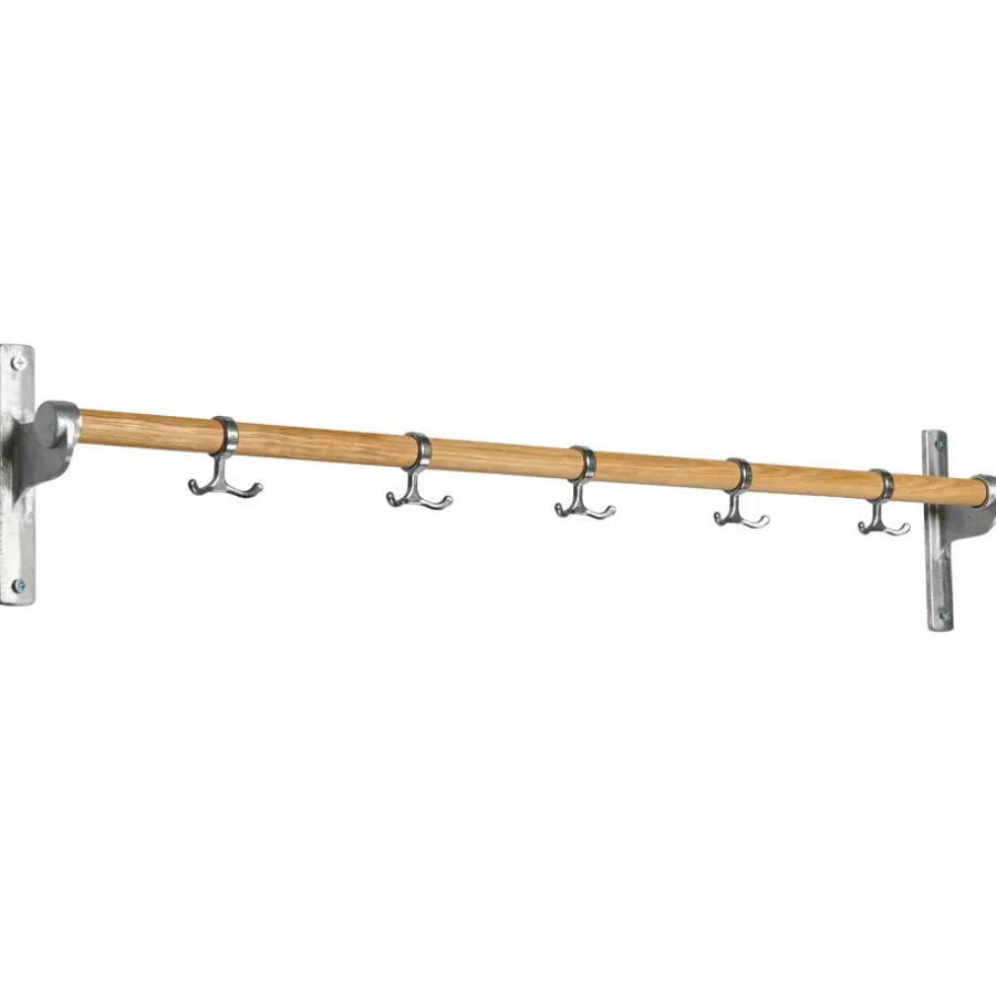 Essem Design Nostalgi kapstok 100 cm, eiken-aluminium< Haken & Hangers
