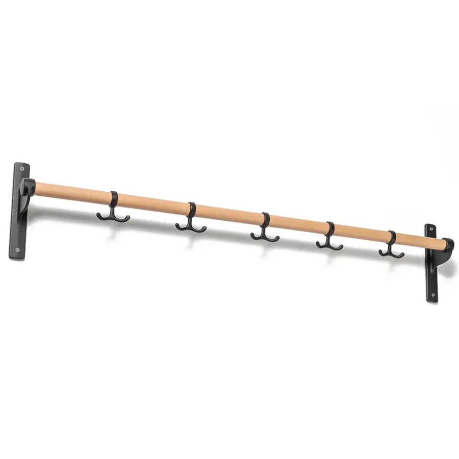 Essem Design Nostalgi kapstok 100 cm, eiken-zwart< Haken & Hangers