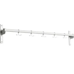 Essem Design Nostalgi kapstok 100 cm, wit-wit< Haken & Hangers