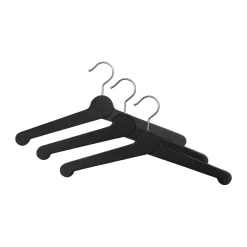 Essem Design Nostalgi kledinghanger 3-pack, Zwart< Haken & Hangers|Kapstokken & Hangrekken