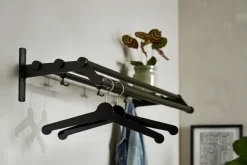 Essem Design Nostalgi kledinghanger 3-pack, Zwart< Haken & Hangers|Kapstokken & Hangrekken