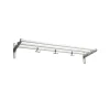 Essem Design Nostalgi Schoenenrek of hoedenplank, wit, aluminium frame< Garderobehaken & Hoedenplanken