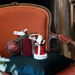 Villeroy & Boch Nostalgic Melody muziekdoos kerstman, Rood-wit< Kerstdecoraties