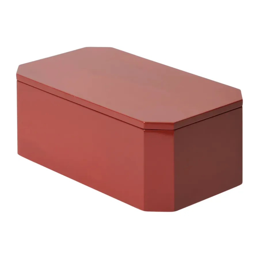 Ferm Living Nova opbergdoos 15x25 cm, Picante Red< Dozen & Boxen