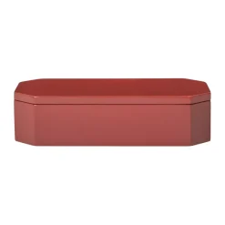 Ferm Living Nova opbergdoos 10x20 cm, Picante Red< Dozen & Boxen