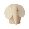 Woud Nunu houten olifant, middel< Houten Beelden