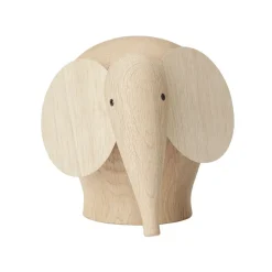 Woud Nunu houten olifant, middel< Houten Beelden