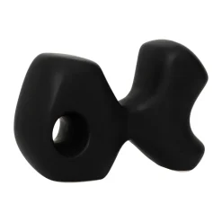 URBAN NATURE CULTURE Object Noggin vis sculptuur, Matt black< Decoratieve Accessoires