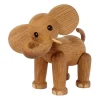 Spring Copenhagen Ollie decoratie olifant, Eikenhout-esdoorn< Houten Beelden
