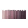 Ferm Living Ombre antieke kaarsen 24 stuks, Dark grape< Kaarsen