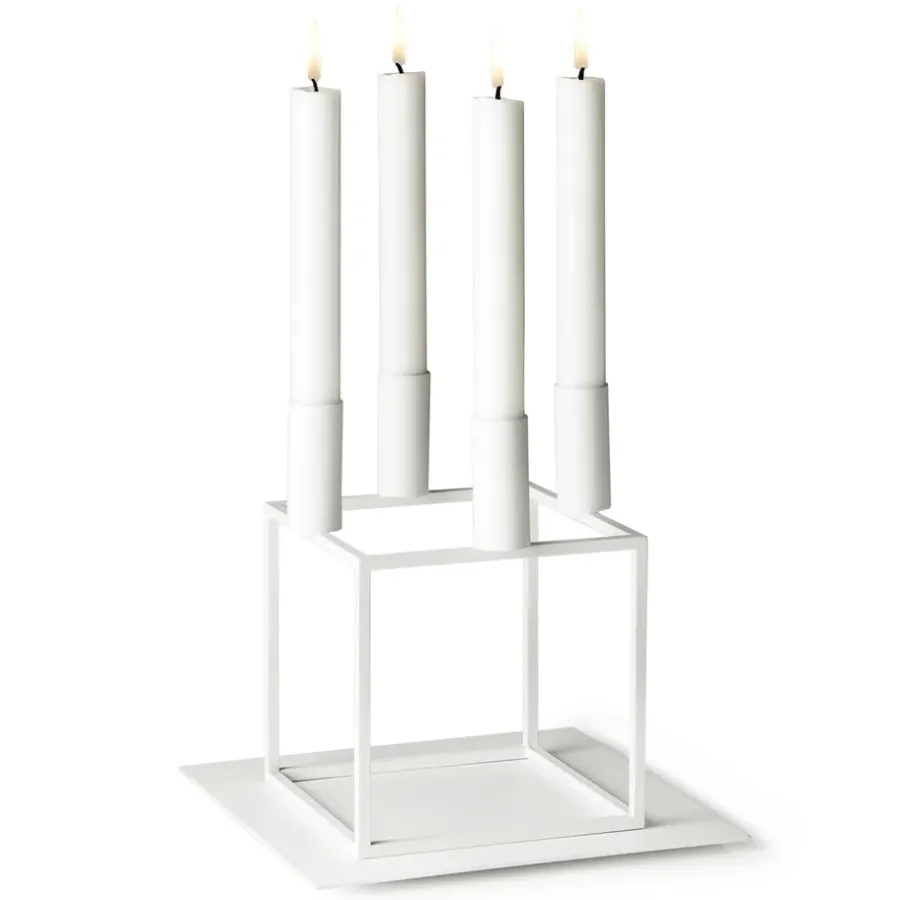 Audo Copenhagen Onderbord voor de Kubus 4 kandelaar, white (wit)< Kaarsenaccessoires