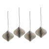 Scandi Living Onion kerstballen 4-pack, Beige< Kerstdecoraties