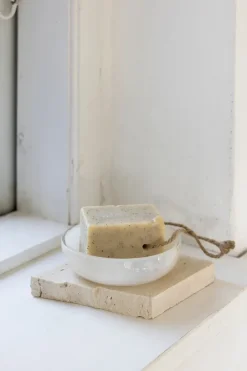 Mette Ditmer Opal zeepschaal, Linen< Zeepdispensers & Zeepschaaltjes