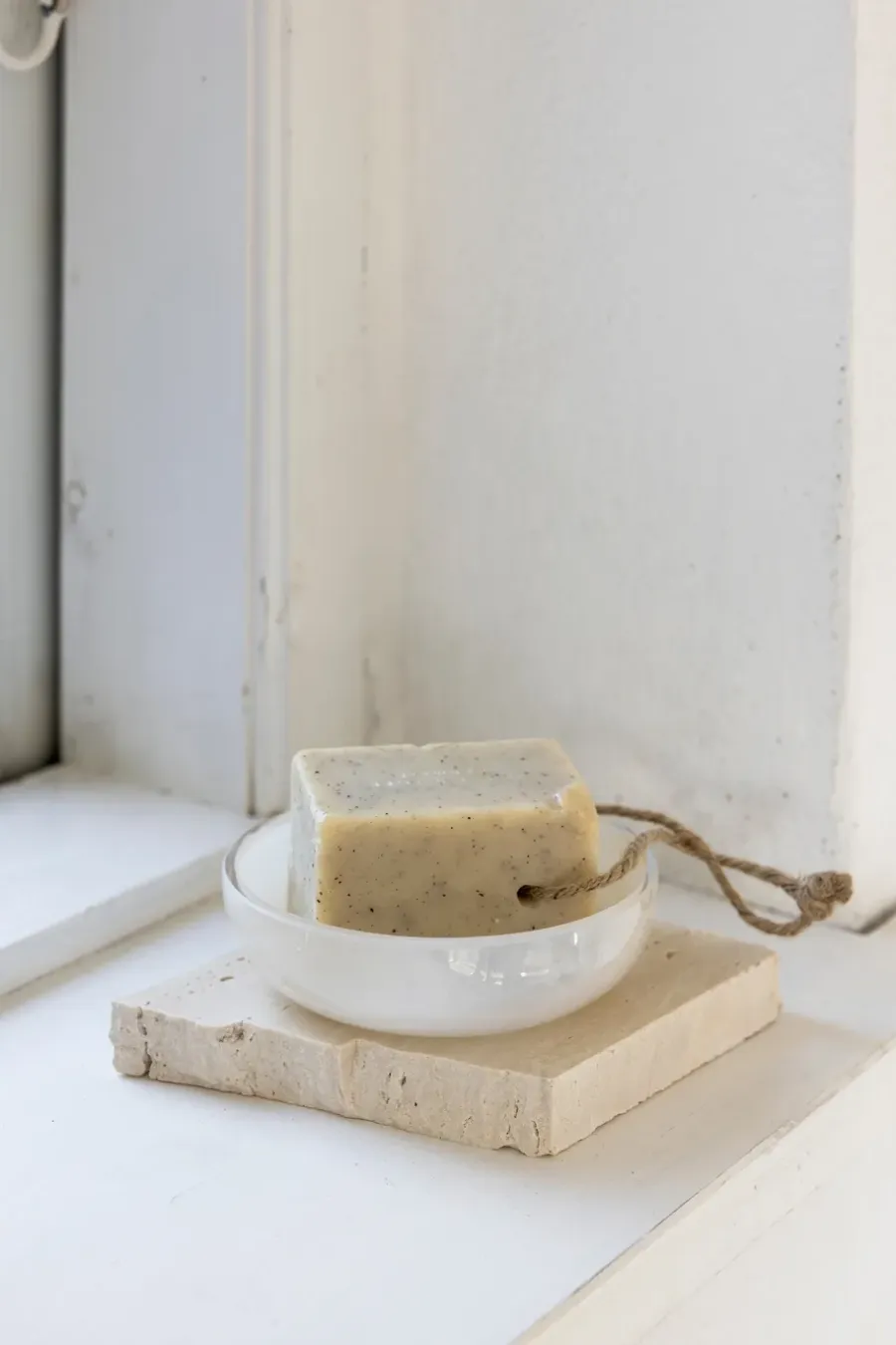 Mette Ditmer Opal zeepschaal, Linen< Zeepdispensers & Zeepschaaltjes