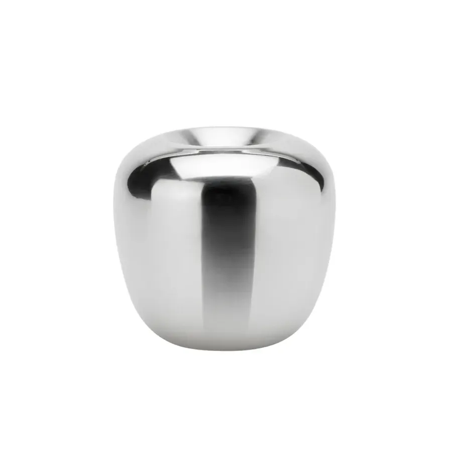 Stelton Ora kandelaar roestvrij staal, Klein< Kandelaars