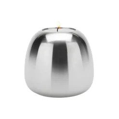 Stelton Ora kandelaar roestvrij staal, Groot< Kandelaars