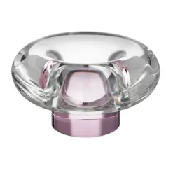 Kosta Boda Orion kaarsenhouder Ø11x6,3 cm, Roze< Kaarsenhouders & Kaarsenborden